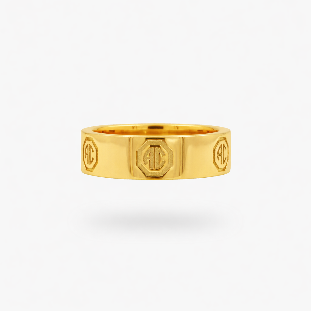 Halo Classic Ring – on Yellow Gold