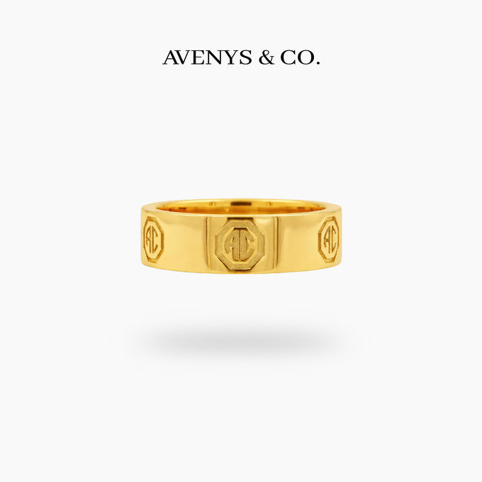 Halo Classic Ring – on Yellow Gold