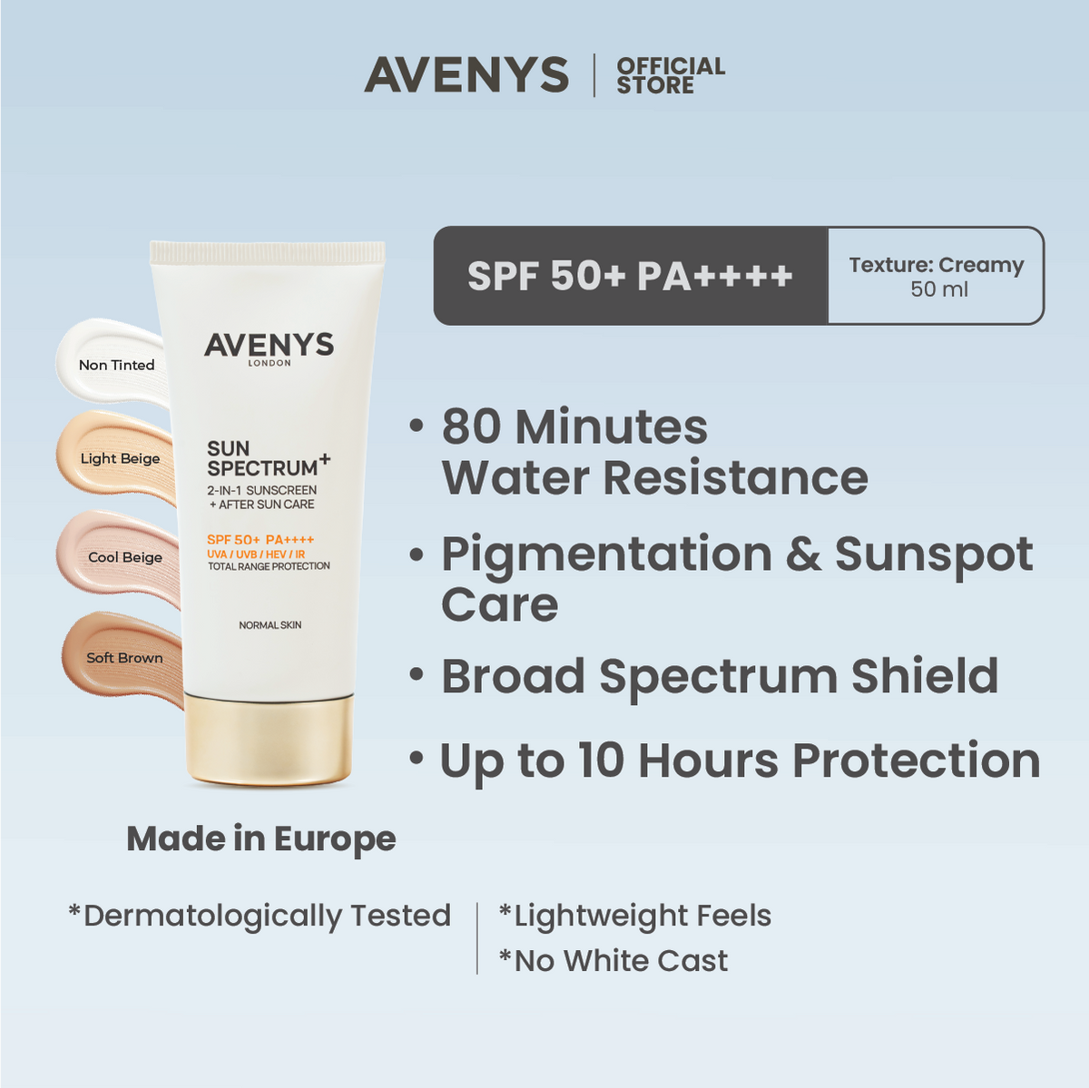 AVENYS Sun Spectrum+ (Dry & Sensitive Skin)