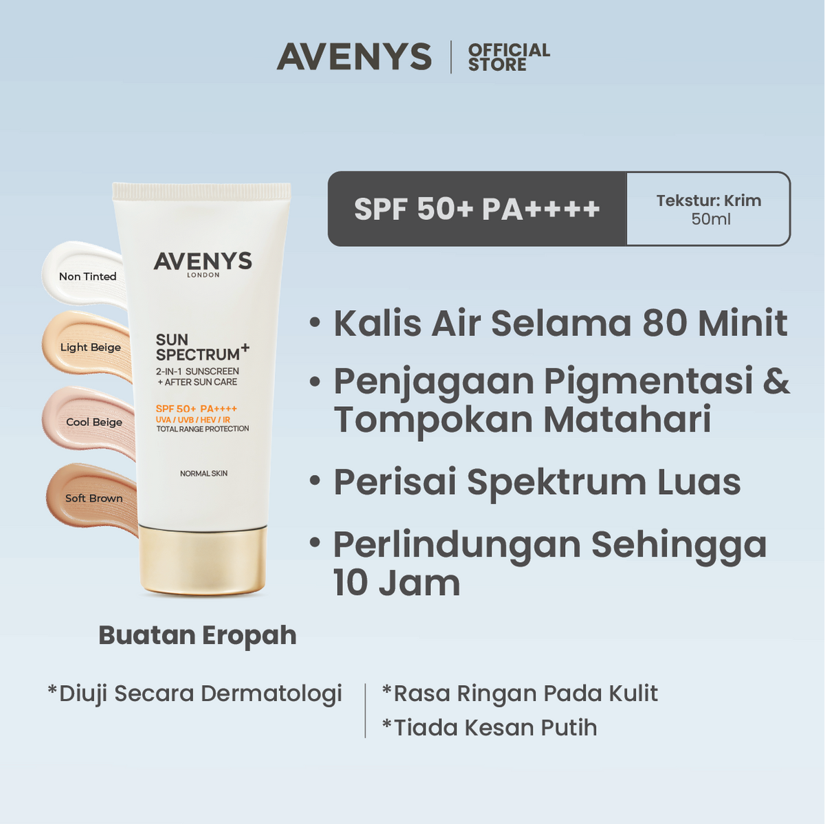 AVENYS Sun Spectrum+ (Dry & Sensitive Skin)