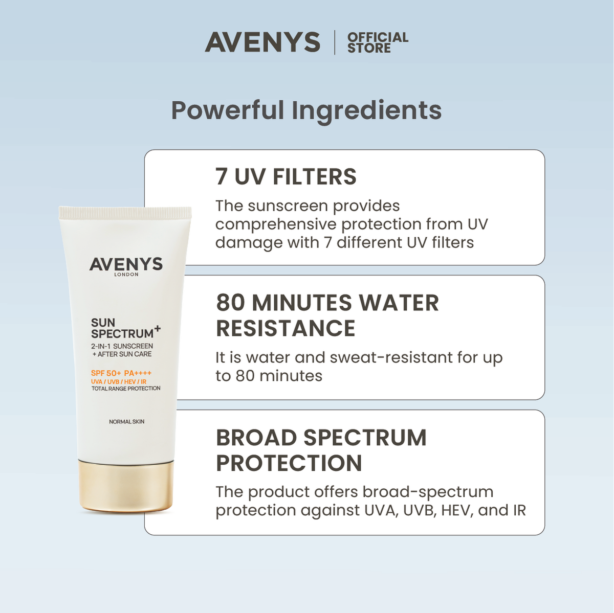 AVENYS Sun Spectrum+ (Dry & Sensitive Skin)