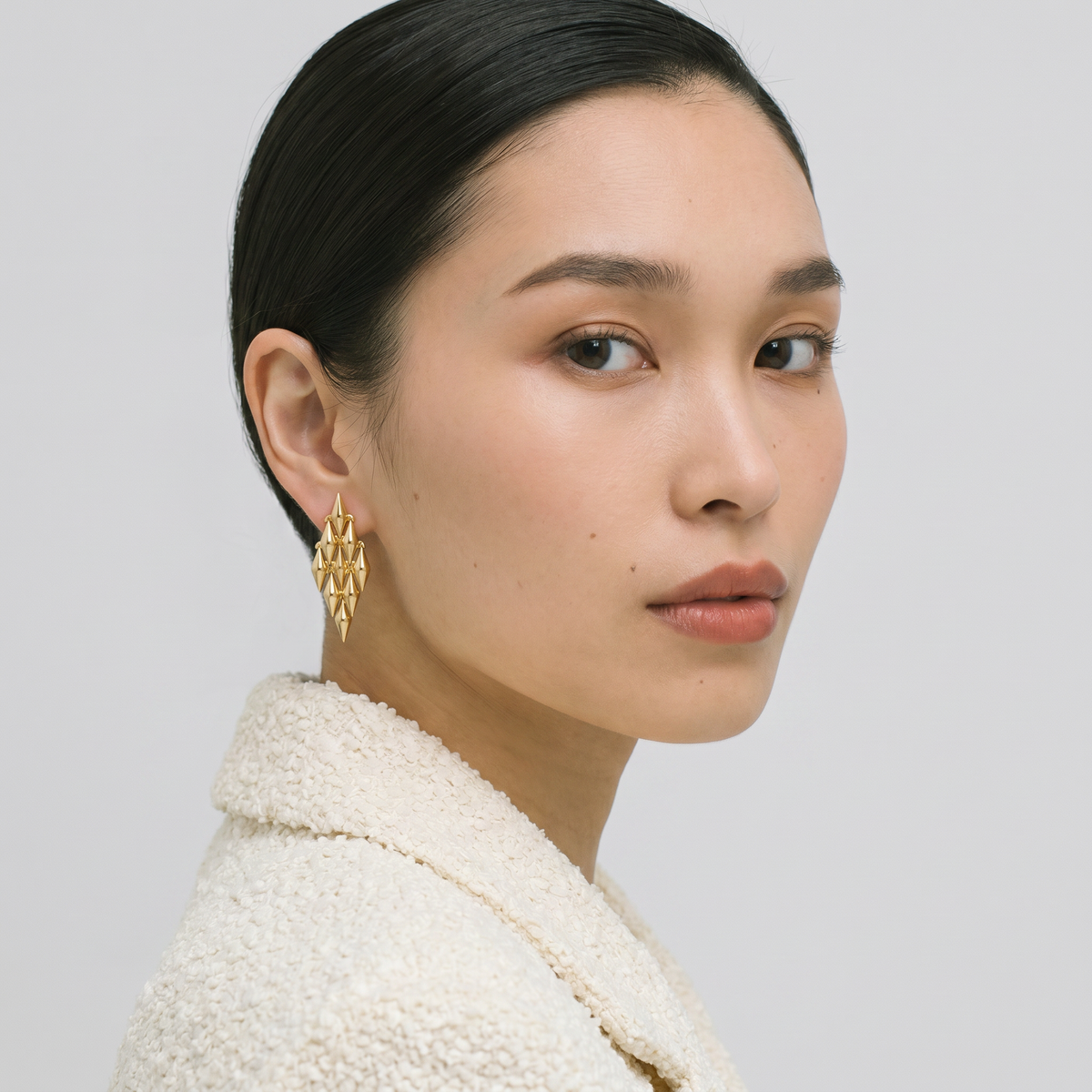 Timeless Drop Earrings – on Yellow Gold