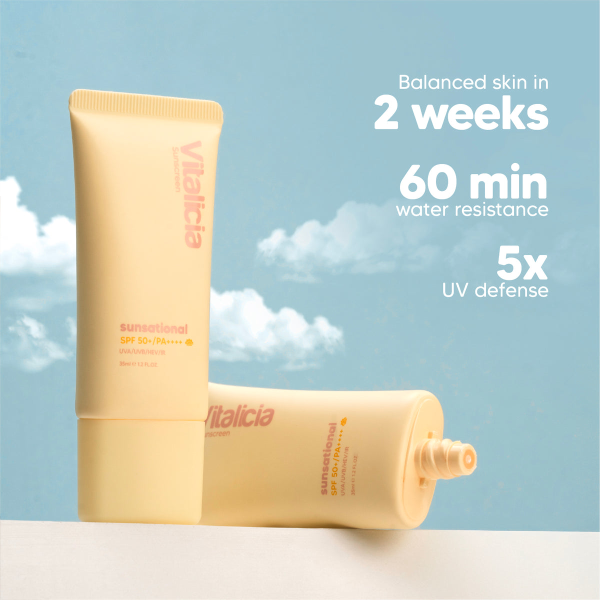 Vitalicia Sunscreen sunsational SPF 50+ PA ++++