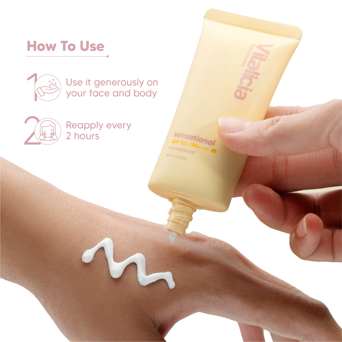 Vitalicia Sunscreen sunsational SPF 50+ PA ++++
