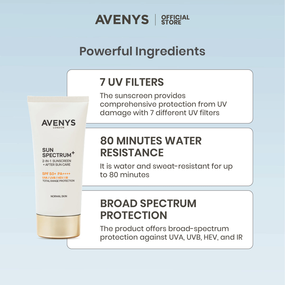 AVENYS Sun Spectrum+ (Oily & Acne Skin)
