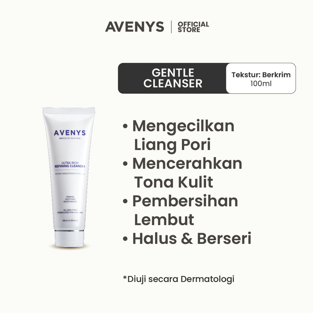 AVENYS Ultra Rich Refining Cleanser (100ml)