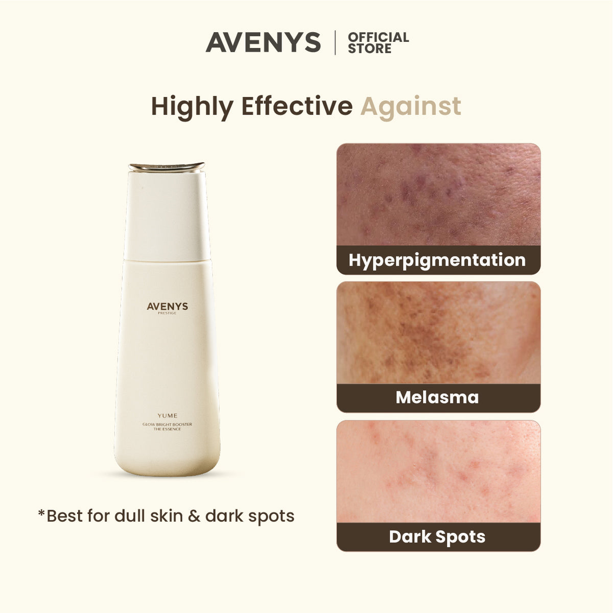 AVENYS Prestige YUME Glow Bright Booster The Essence