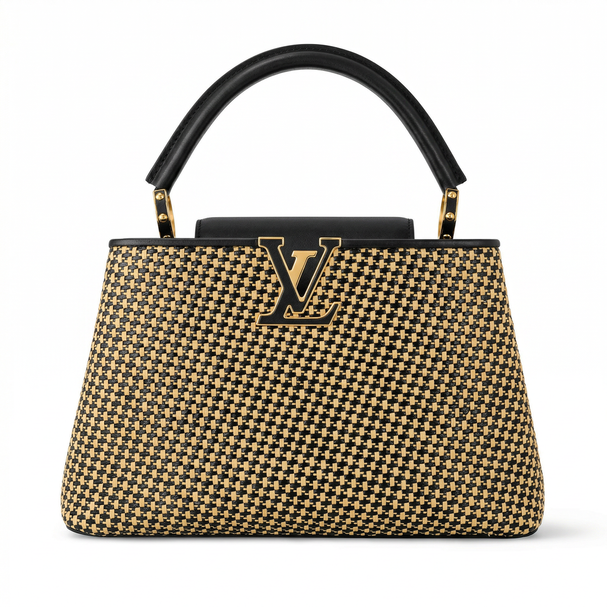 Louis Vuitton Capucines MM – Woven Raffia & Leather