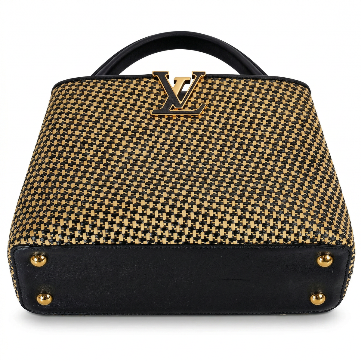 Louis Vuitton Capucines MM – Woven Raffia & Leather