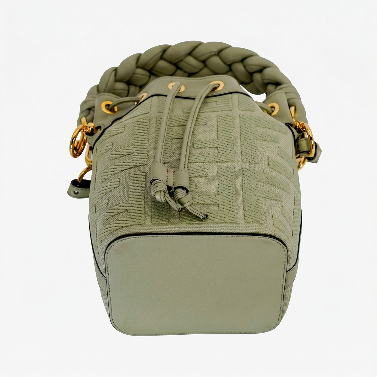 Fendi Mini Mon Tresor Bucket Bag – FF Canvas & Leather