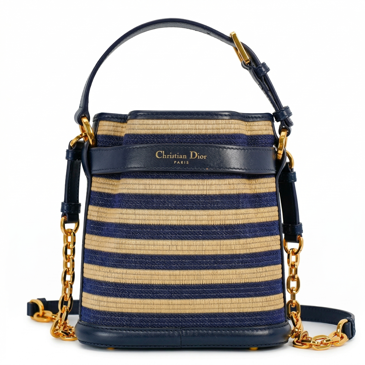 Christian Dior Vibe Vertical Mini Bag – Raffia & Calfskin