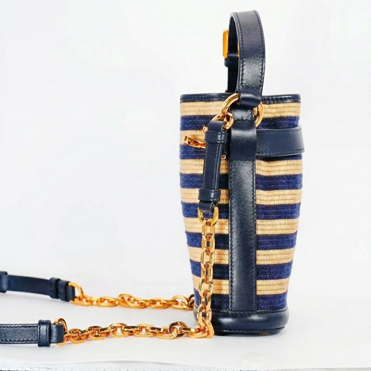 Christian Dior Vibe Vertical Mini Bag – Raffia & Calfskin