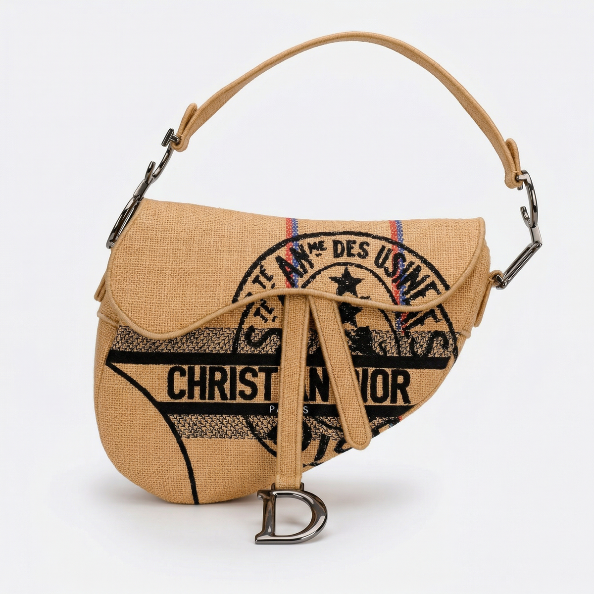 Christian Dior Saddle Bag – Toile de Jouy Canvas (St. Honoré Motif)