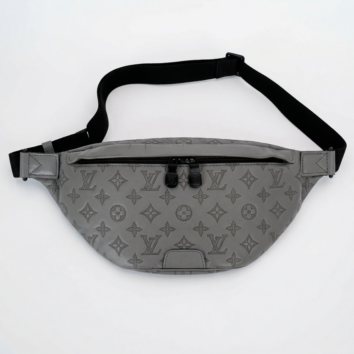 Louis Vuitton Discovery Bumbag – Monogram Seal Leather (Grey)