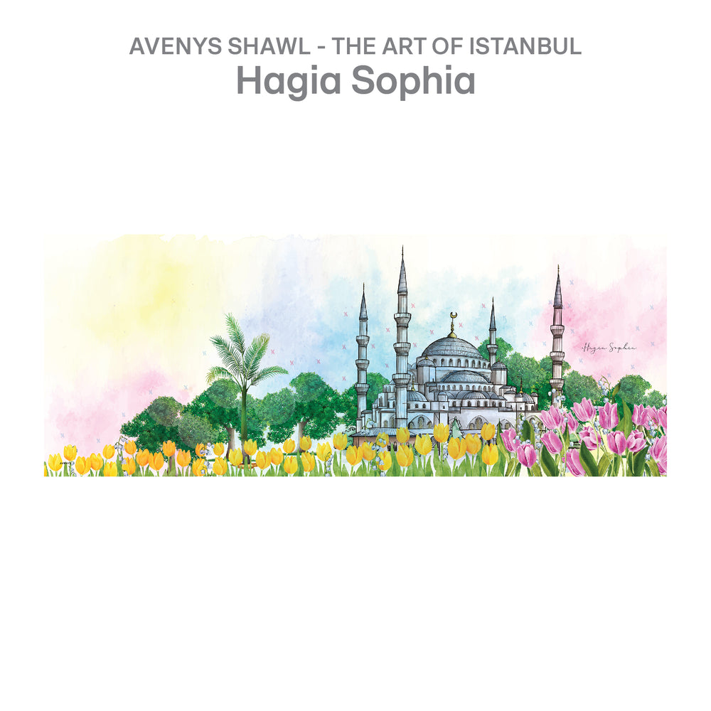 The Art of Istanbul - HAGIA SOPHIA (Bawal / Shawl)