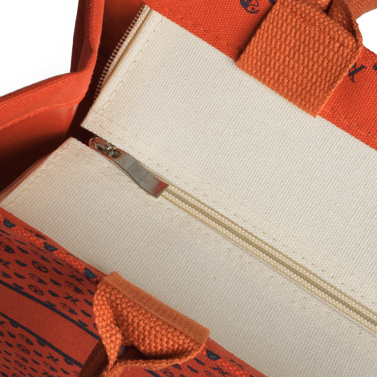AVENYS Monogram Tote Bag (Tangelo Orange)