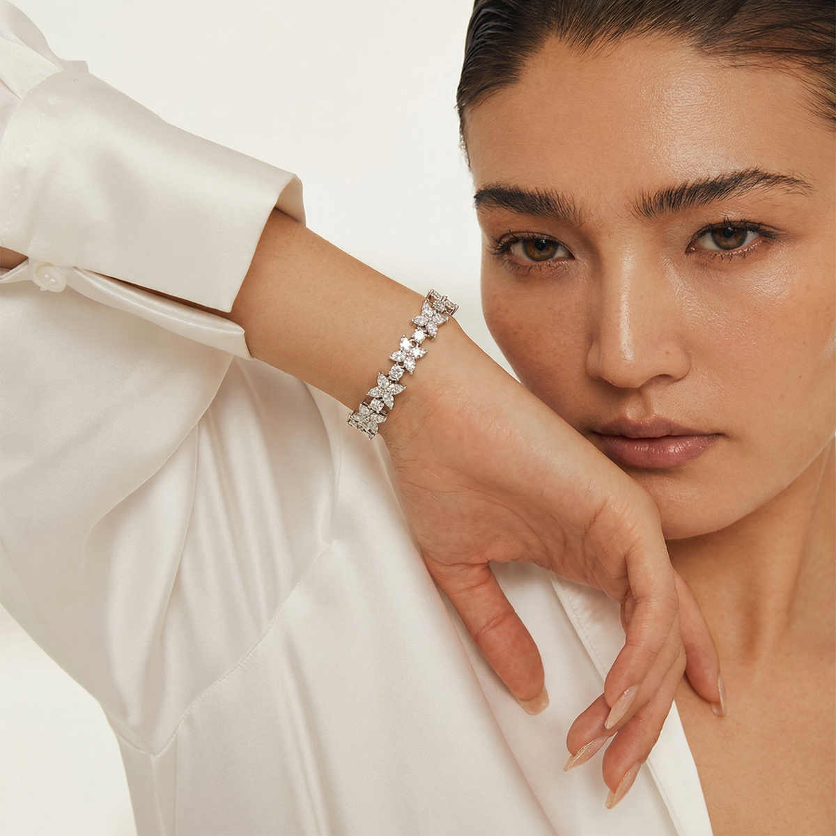 Star Marquis Halo Bracelet