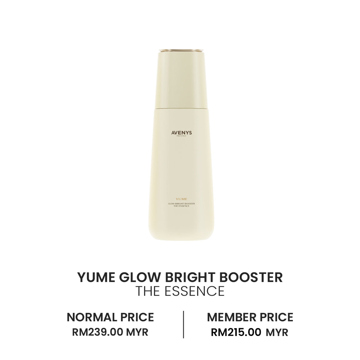 AVENYS Prestige YUME Glow Bright Booster The Essence