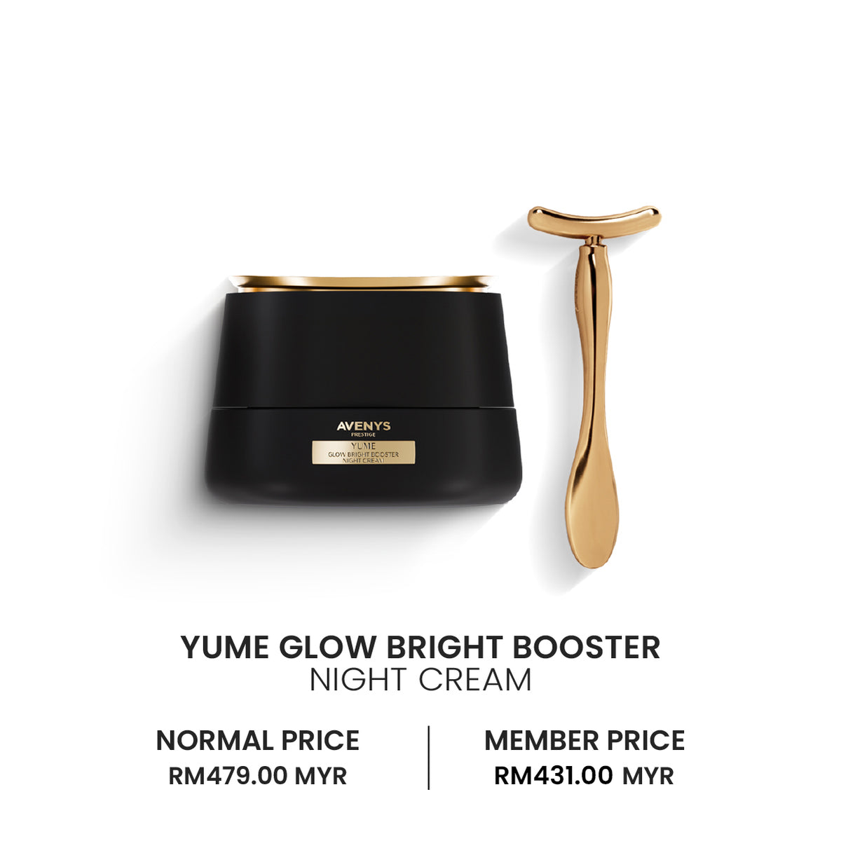 AVENYS Prestige YUME Glow Bright Booster Night Cream