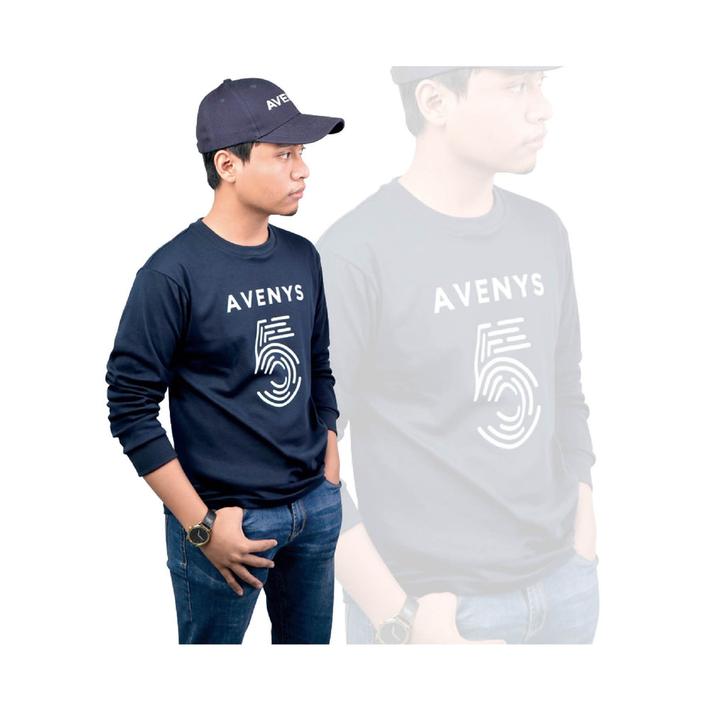 AVENYS 5 Long Sleeve T-Shirt (Navy Blue)