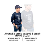 AVENYS 5 Long Sleeve T-Shirt (Navy Blue)