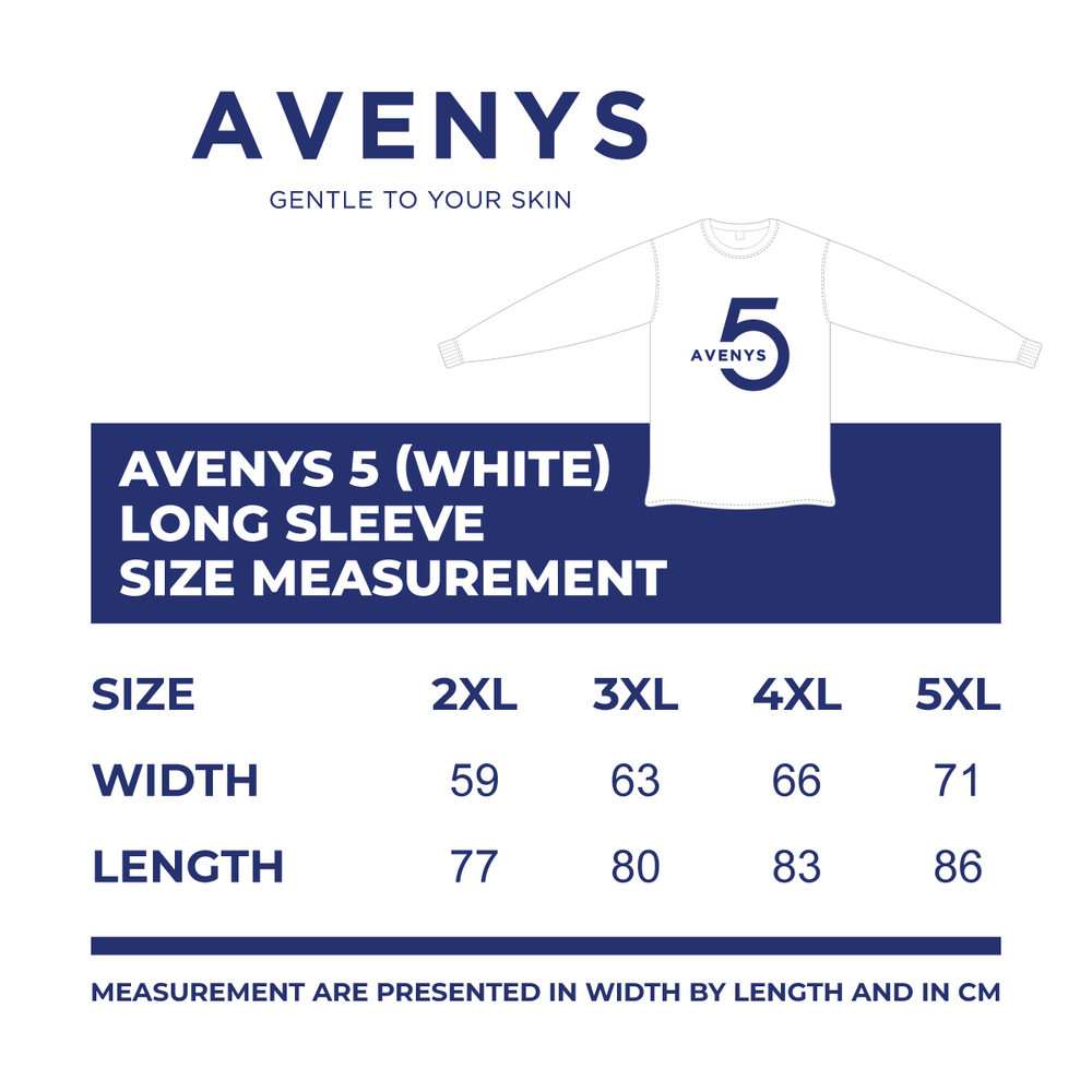 AVENYS 5 Long Sleeve T-Shirt (White)